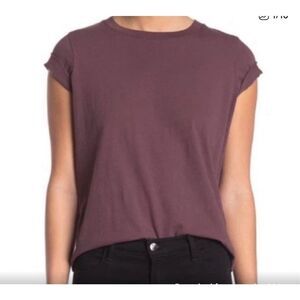 Madewell Purple Cotton Crewneck Short Sleeve T-Shirt Women’s Size S NEW